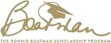 Ronnie Boatman scholarship logo