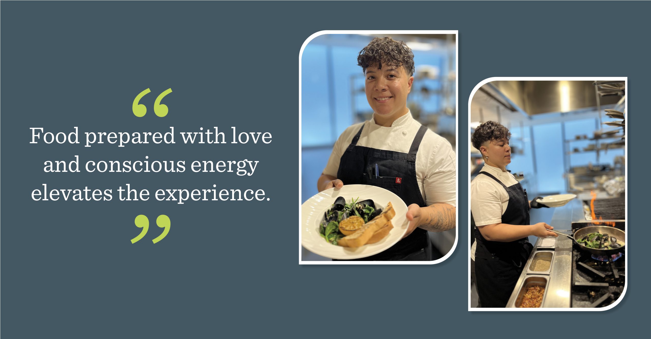 Chef Jasmine Capizano forges a dynamic culinary experience at Coterie Cathedral Hill, serving residents of the luxury senior living community in San Francisco.