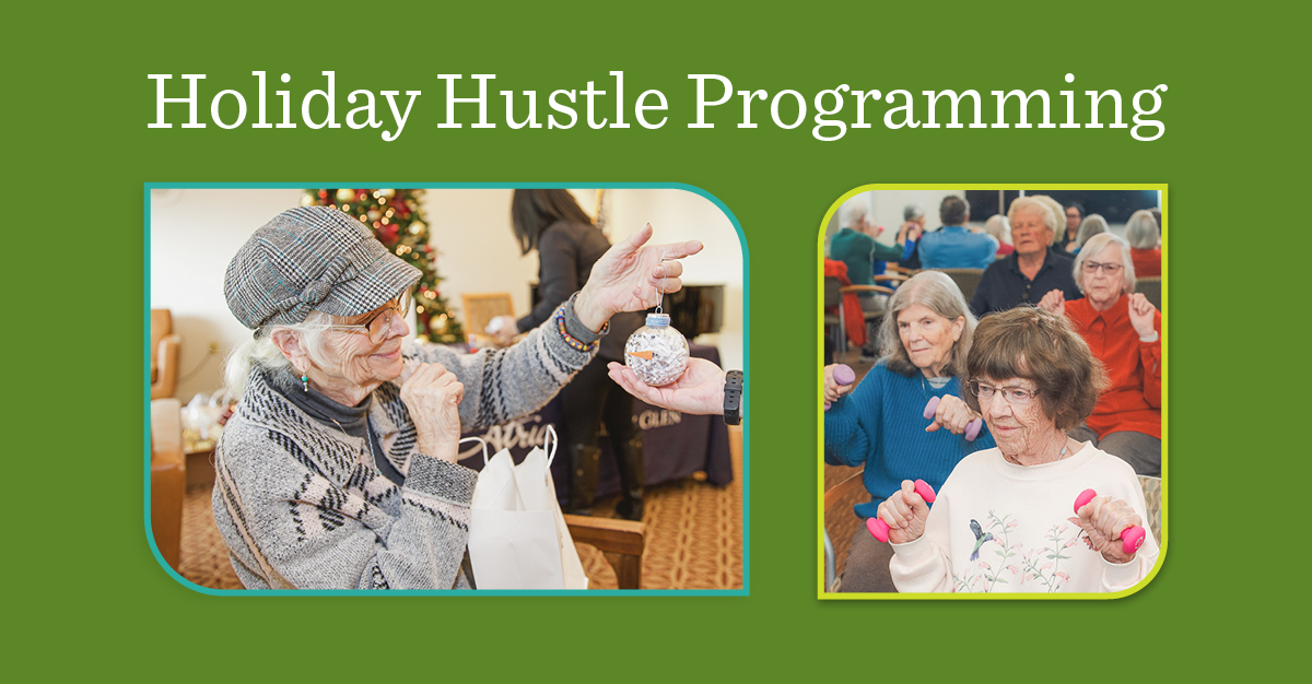 Learn how Atria celebrates the season with the “Holiday Hustle” program, blending fitness, fun and community connection.